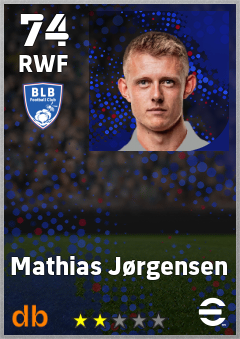 Mathias Jørgensen eFootball player card