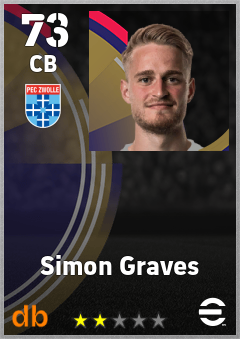Simon Graves eFootball player card