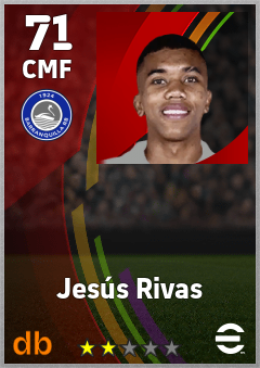 Jesús Rivas — CMF, OVR 71, MAX 71