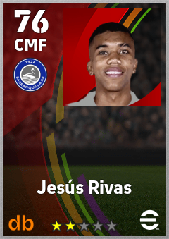 Jesús Rivas — CMF, OVR 76, MAX 76