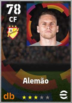 Alemão — CF, OVR 78, MAX 78