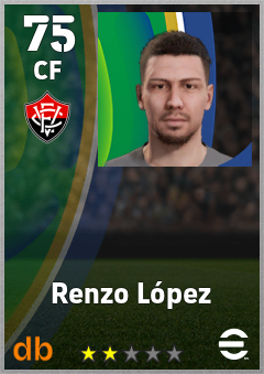 Renzo López — CF, OVR 75, MAX 75