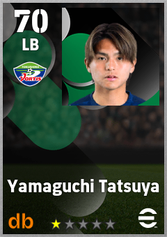 Yamaguchi Tatsuya — LB, OVR 70, MAX 70