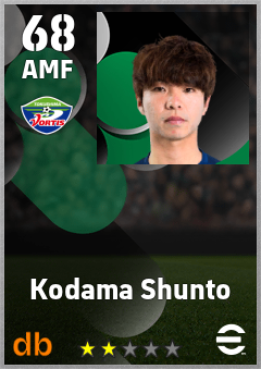 Kodama Shunto eFootball player card