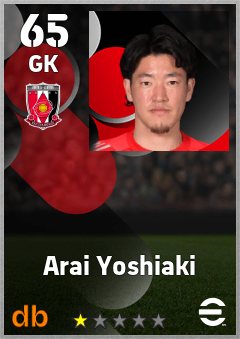 Arai Yoshiaki eFootball player card