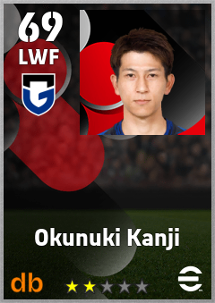 Okunuki Kanji eFootball player card