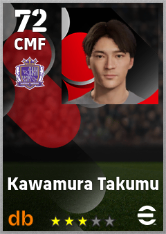 Kawamura Takumu — CMF, OVR 72, MAX 72