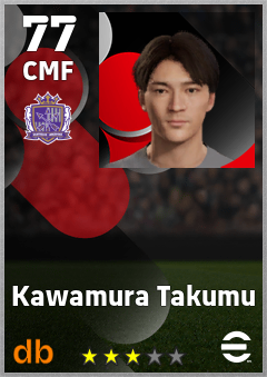 Kawamura Takumu — CMF, OVR 77, MAX 77