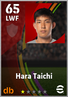 Hara Taichi eFootball player card