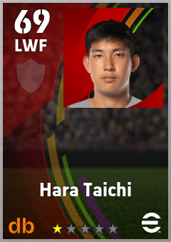 Hara Taichi eFootball player card