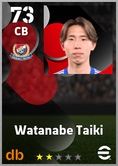 Watanabe Taiki — CB, OVR 73, MAX 73