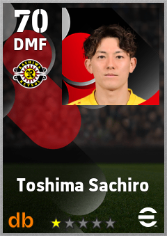 Toshima Sachiro eFootball player card