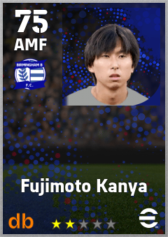 Fujimoto Kanya eFootball player card