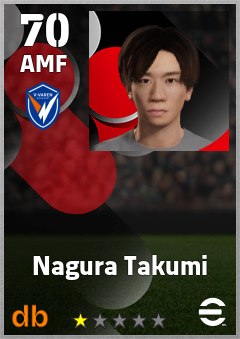 Nagura Takumi — AMF, OVR 70, MAX 70