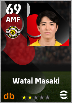 Watai Masaki eFootball player card