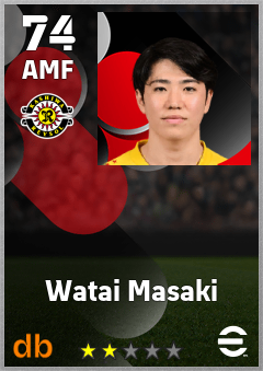 Watai Masaki — AMF, OVR 74, MAX 74