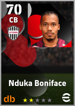 Nduka Boniface eFootball player card
