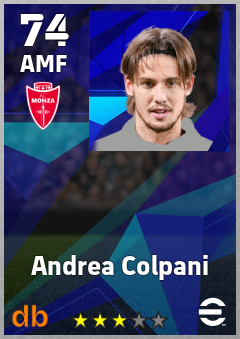 Andrea Colpani eFootball player card