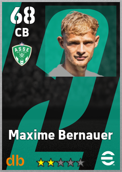 Maxime Bernauer — CB, OVR 68, MAX 68