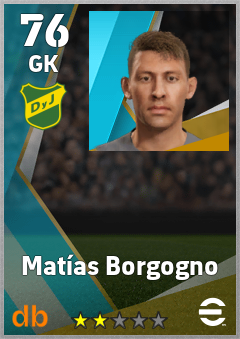 Matías Borgogno — GK, OVR 76, MAX 76
