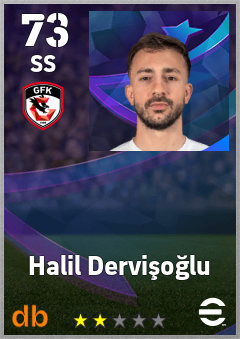 Halil Dervişoğlu eFootball player card