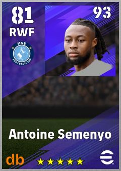 Antoine Semenyo eFootball player card