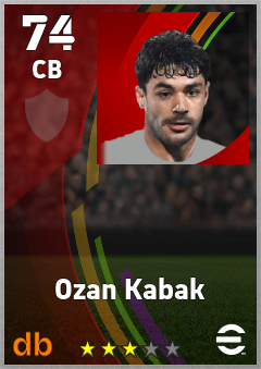Ozan Kabak eFootball player card