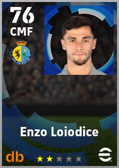 Enzo Loiodice — CMF, OVR 76, MAX 76