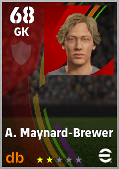 A. Maynard-Brewer eFootball player card