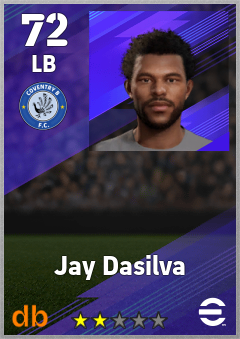 Jay Dasilva — LB, OVR 72, MAX 72