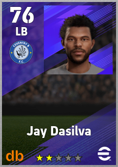 Jay Dasilva — LB, OVR 76, MAX 76