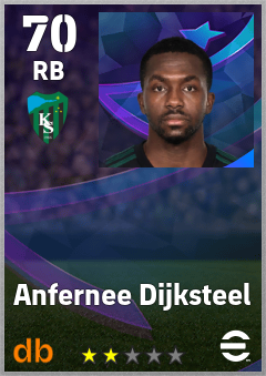Anfernee Dijksteel eFootball player card