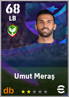 Umut Meraş — LB, OVR 68, MAX 68