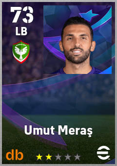 Umut Meraş — LB, OVR 73, MAX 73