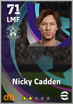 Nicky Cadden eFootball player card