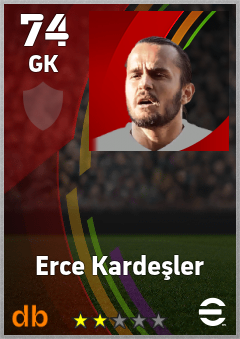 Erce Kardeşler — GK, OVR 74, MAX 74