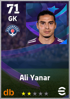Ali Yanar — GK, OVR 71, MAX 71