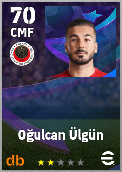Oğulcan Ülgün — CMF, OVR 70, MAX 70