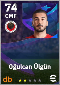 Oğulcan Ülgün — CMF, OVR 74, MAX 74
