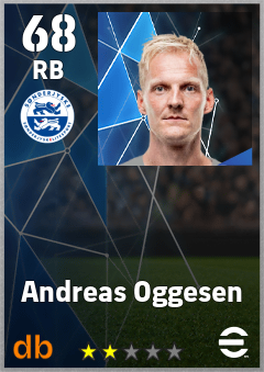 Andreas Oggesen — RB, OVR 68, MAX 68