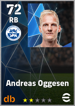 Andreas Oggesen — RB, OVR 72, MAX 72