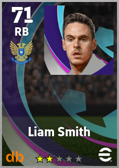 Liam Smith — RB, OVR 71, MAX 71