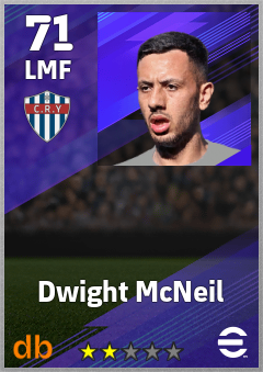 Dwight McNeil eFootball player card