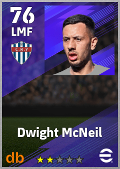 Dwight McNeil eFootball player card