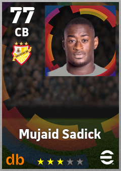 Mujaid Sadick eFootball player card