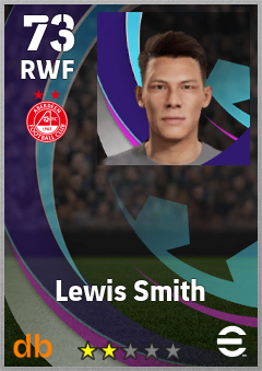 Lewis Smith — RWF, OVR 73, MAX 73