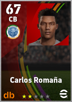 Carlos Romaña — CB, OVR 67, MAX 67