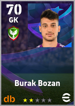 Burak Bozan — GK, OVR 70, MAX 70