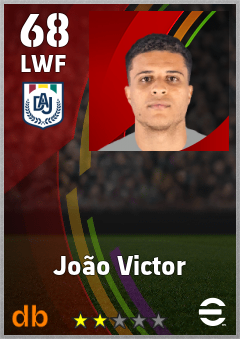 João Victor — LWF, OVR 68, MAX 68