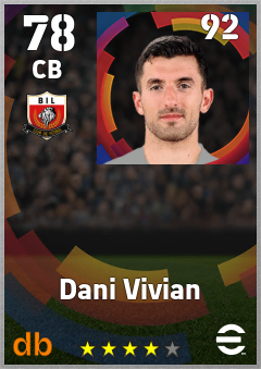 Dani Vivian eFootball player card